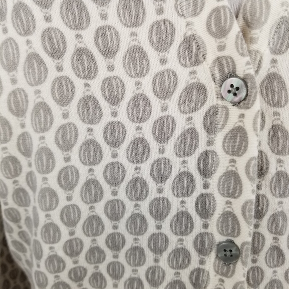 Merona Hot Air Balloon Print Cardigan-M - Picture 4 of 6